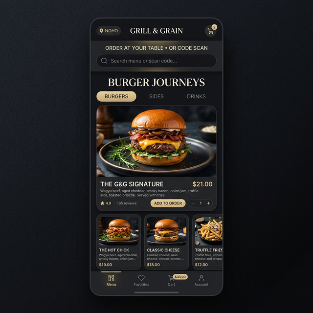 QR Menu Preview 1